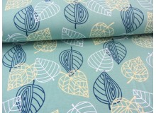 Jersey - Leaves dunkelmint